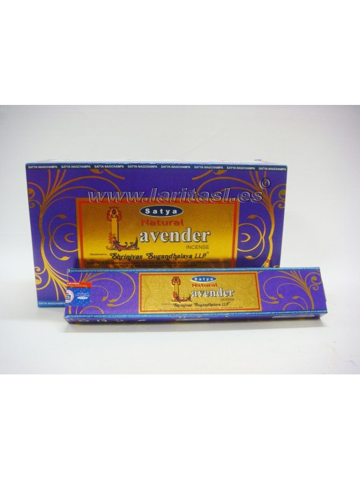 Satya Natural Lavender (Lavanda) 15gr (12x15gr)